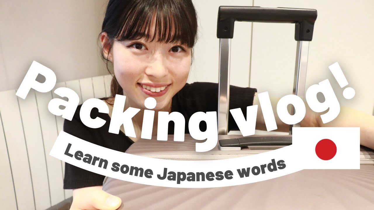 [Vlog in Japanese] I did packing for going back to Japan!