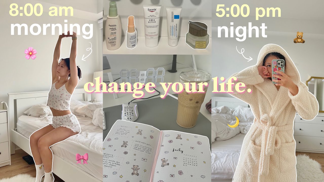 why u need to stay consistent 8am morning routine to 5pm night routine aesthetic productive vlog