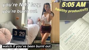 you're NOT LAZY... you're BURNT OUT  5AM SCHOOL DAY *motivating* | what I eat, self care, exercise