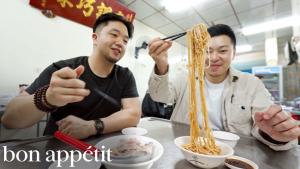 Chefs Try the Top 7 Foods at Taiwan’s Busiest Night Market | Street Eats | Bon Appétit