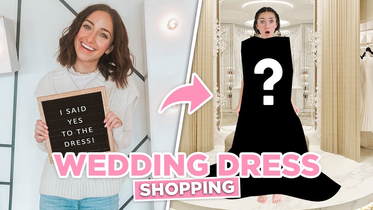 Come WEDDING DRESS Shopping With Me