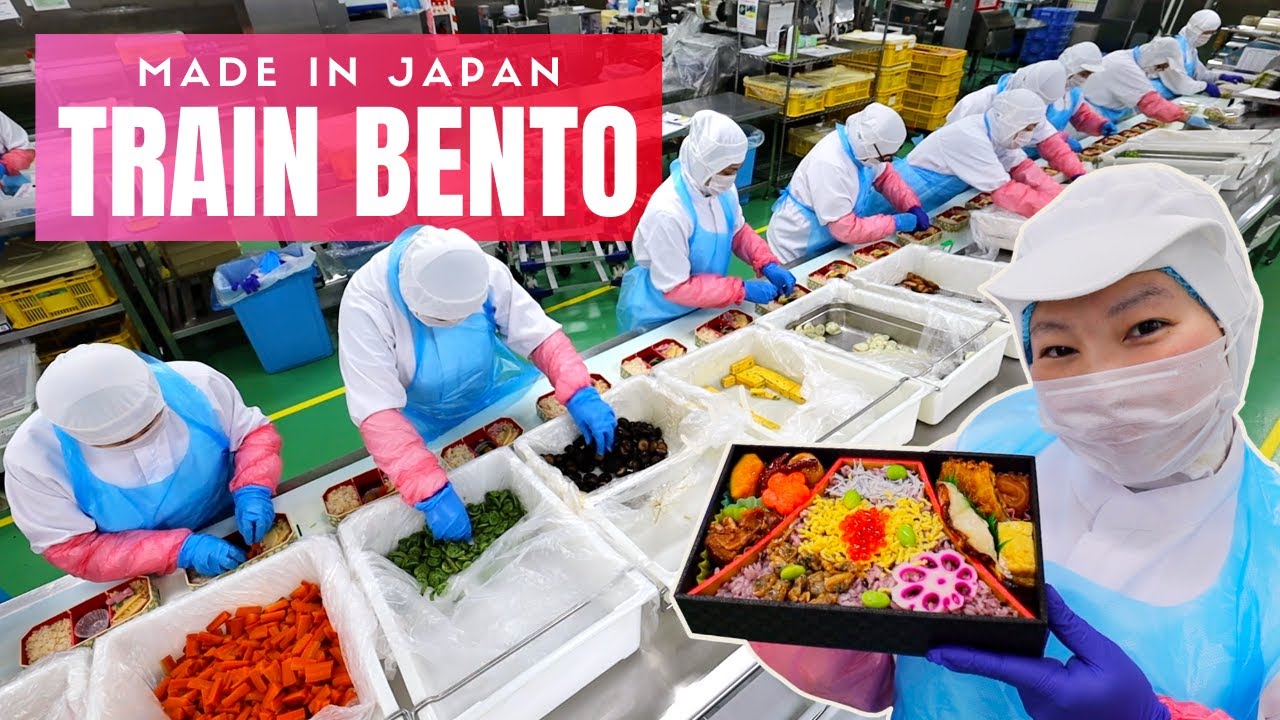 How a Train Bento Box is Made in Japan
