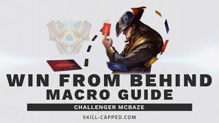How do you win games from behind? Macro is the answer...
