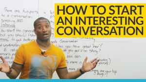 How to start a conversation: 5 things to say after 