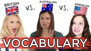 ONE language, THREE accents - UK vs. USA vs. AUS English