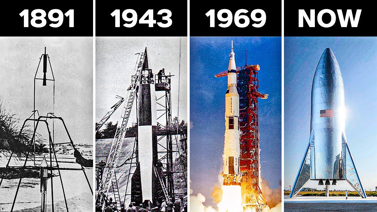 The Evolution of Space Rockets